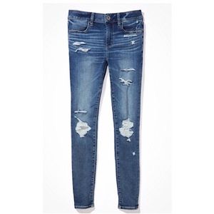 American Eagle NE(X)T Level Mid-Rise Denim Jegging